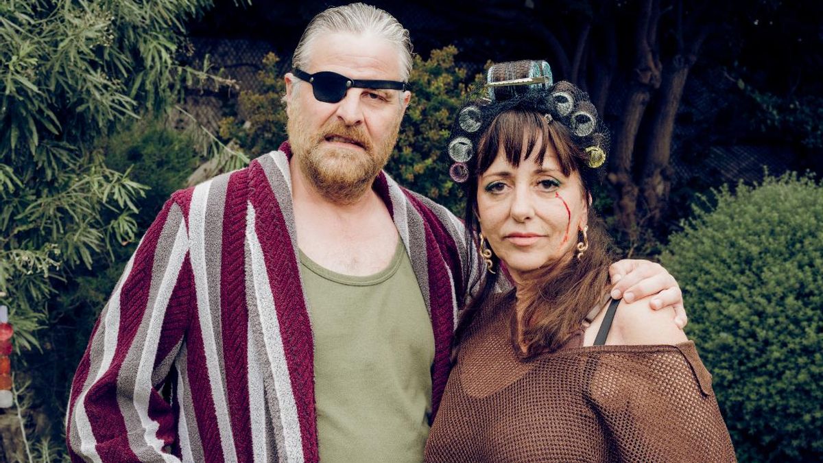 Raúl Cimas y Yolanda Ramos en el rodaje de 'Jo, qué día'