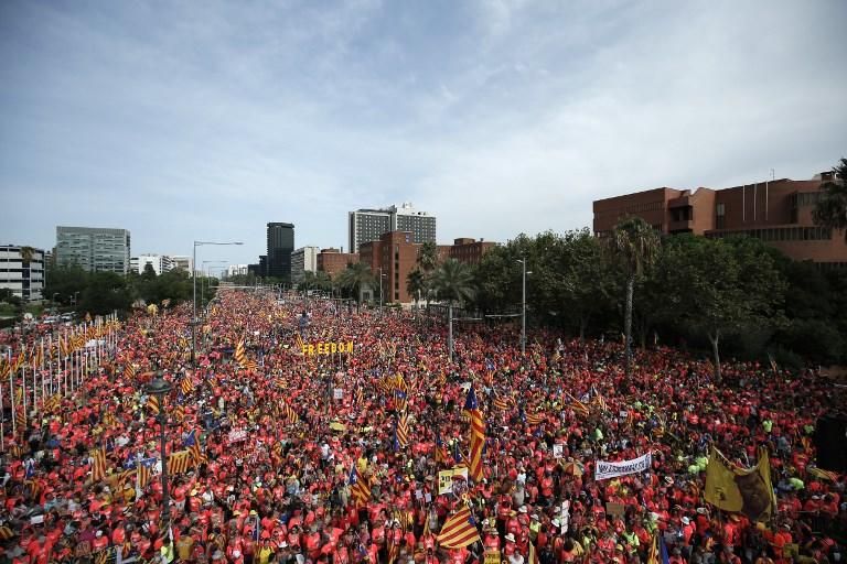 La Diada de Cataluña, en imágenes