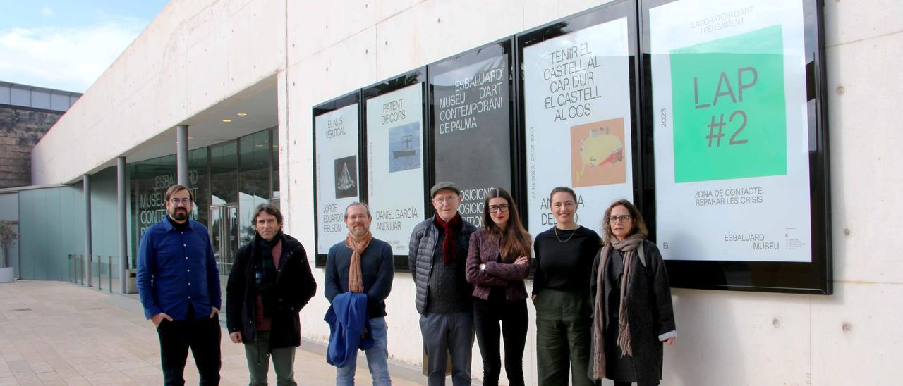 Los representantes institucionales en la presentación del ciclo formativo