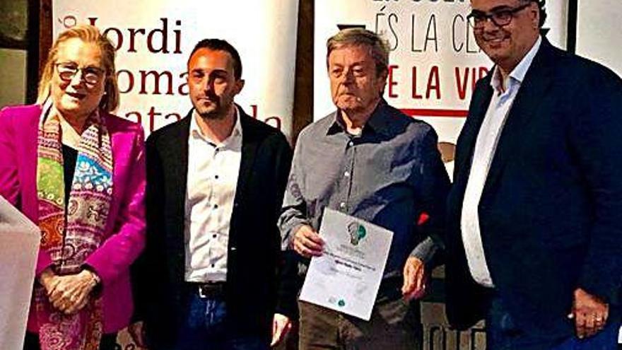 L&#039;entrega del 8è Premi Jordi Comas de Recerca Local a Castell-Platja d&#039;Aro, ahir.