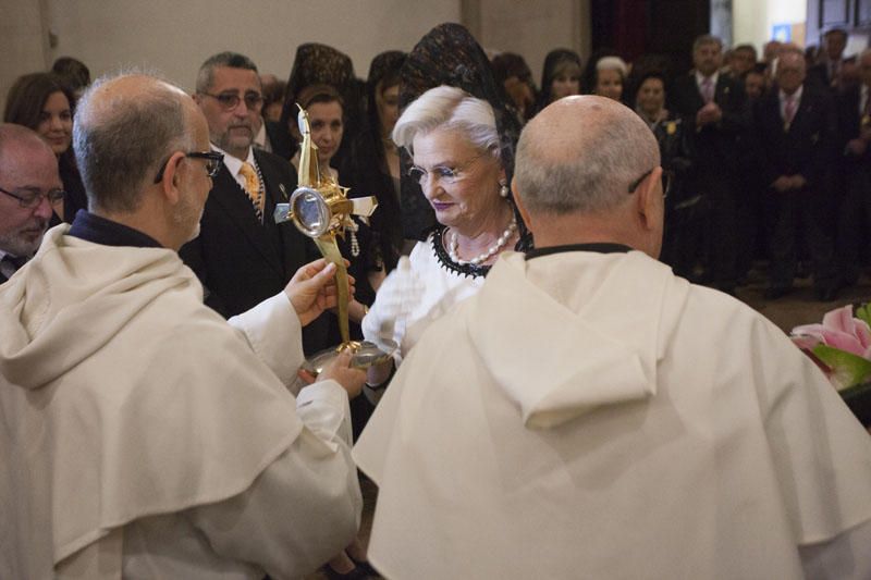 Celebración de la misa en San Vicent Ferrer.