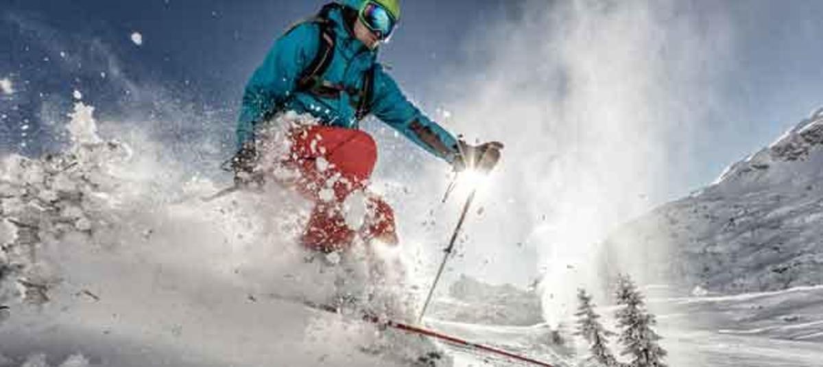 La concentración es básica para esquiar.