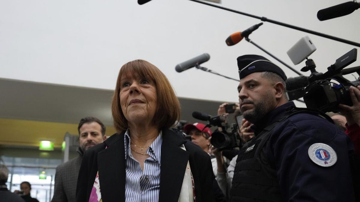 Gisele Pelicot, en el juicio a su ex marido en octubre de 2024.