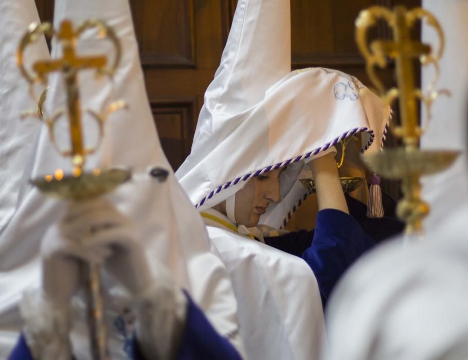 Acto del prendimiento de Jesús, lanzada y procesión en la iglesia de los Ángeles