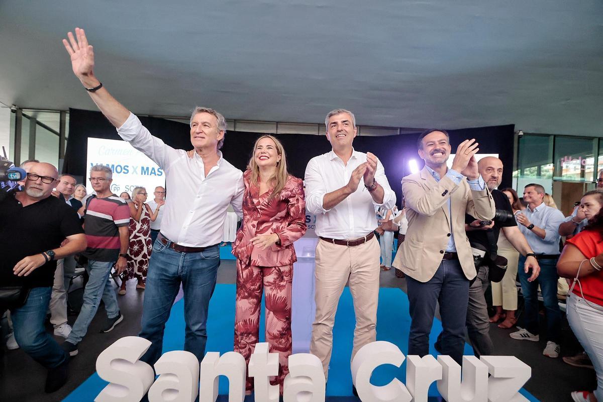 El PP presenta a Carmen Pérez como candidata a la alcaldía de Santa Cruz de Tenerife