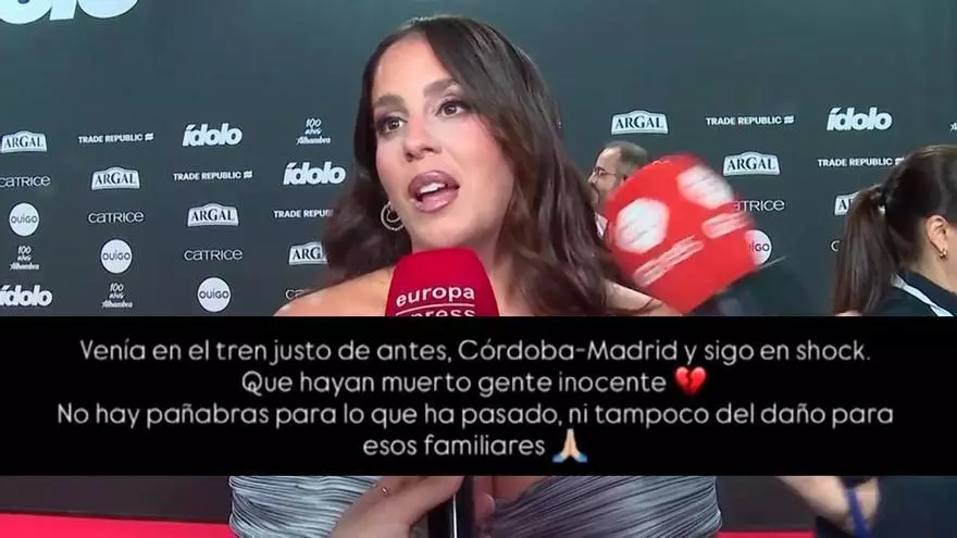 Influencers reaccionan con tristeza al trágico accidente ferroviario de Adamuz (Córdoba)