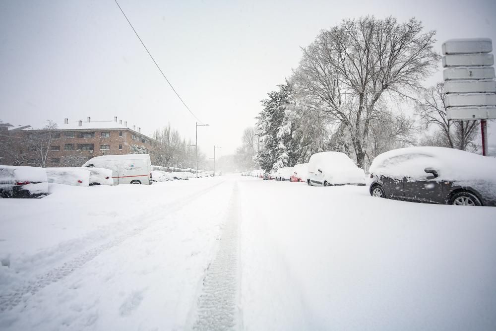 La gran nevada a Madrid aquest 9 de gener del 2021