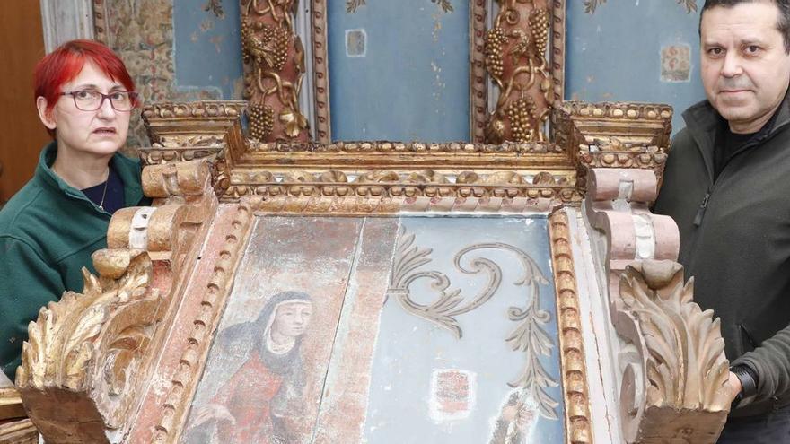 La joyita que ocultaba el retablo de la iglesia de Pontevedra