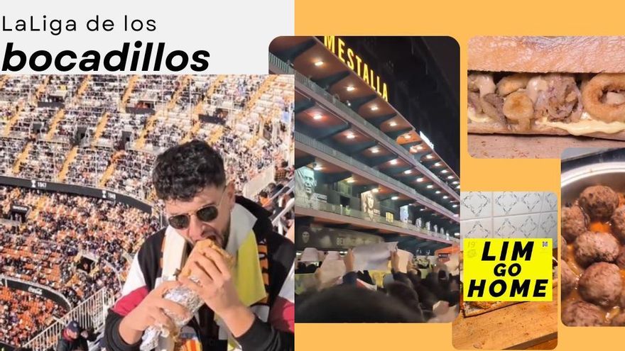 Iñigo y los bocadillos más virales de Mestalla