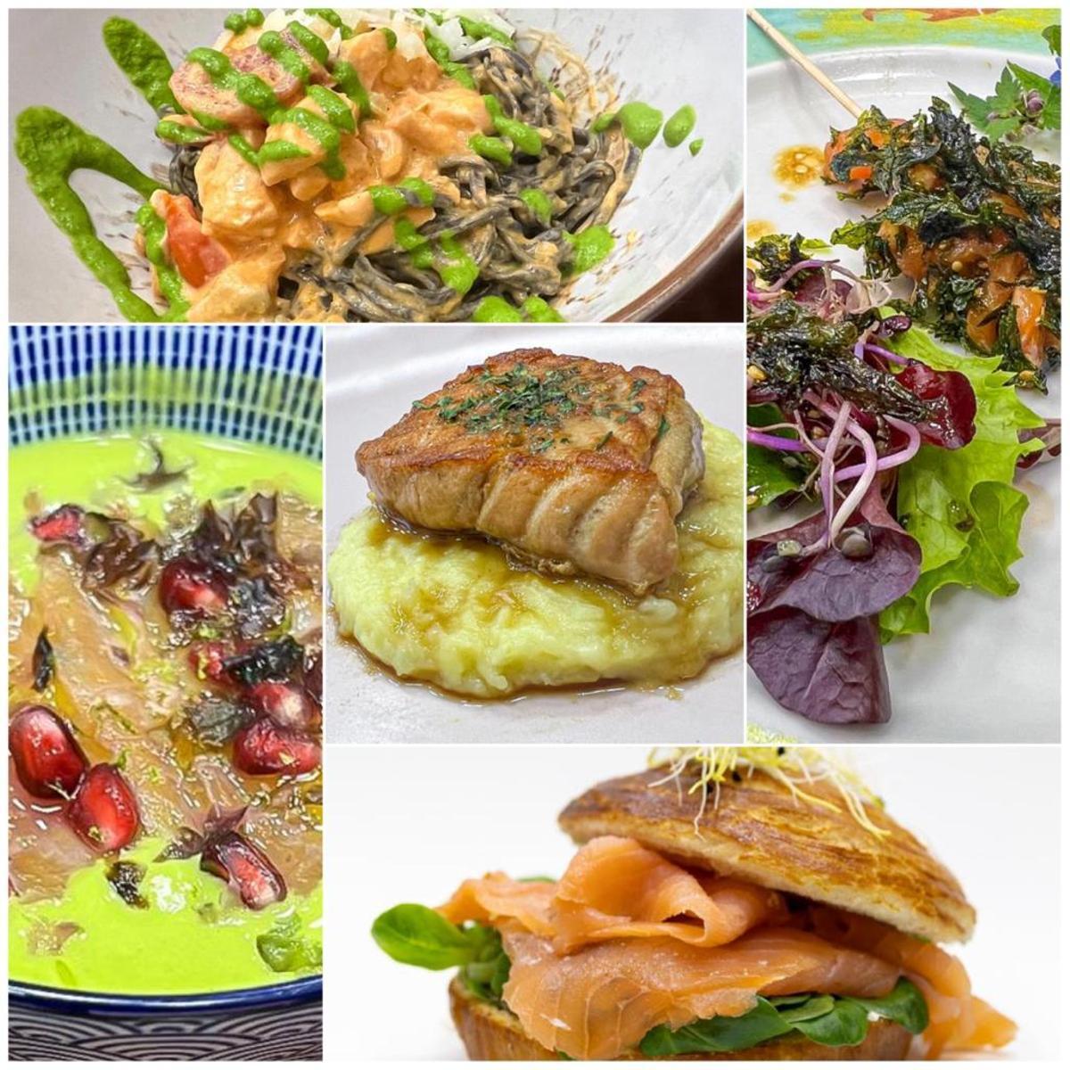 Algunas de las tapas de la ruta del viernes.