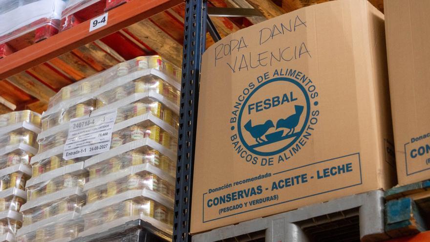 Gran recogida de alimentos en favor de los 17.000 alicantinos que se han quedado sin ayuda básica