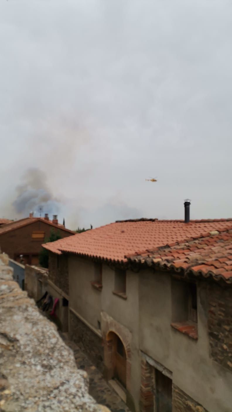 El incendio forestal de Añón de Moncayo, en imágenes