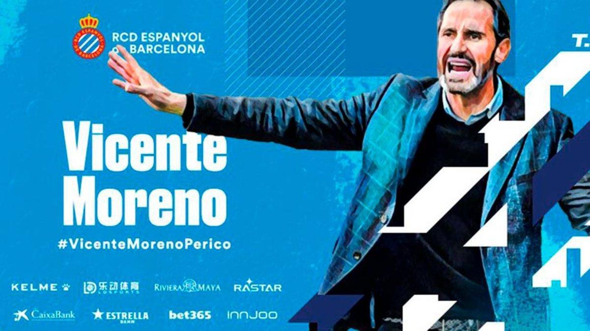 Vicente Moreno, nuevo entrenador del Espanyol