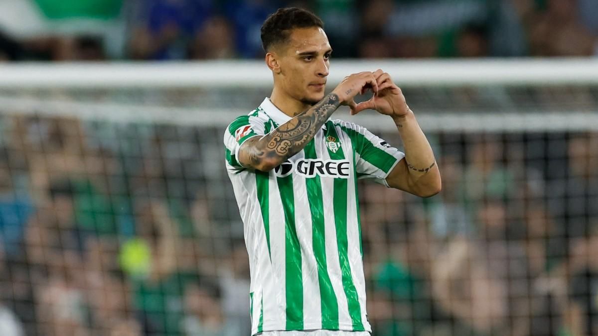 Antony, en su etapa en el Real Betis