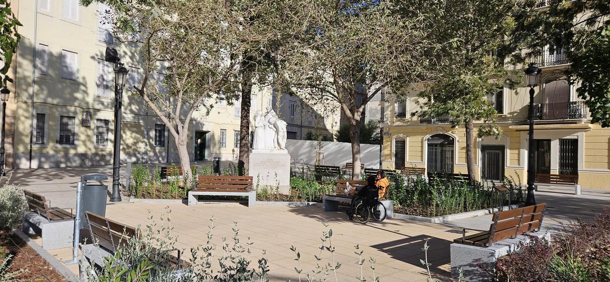 Así es la nueva Plaza de Santa Mónica de València Así es la nueva Plaza de Santa Mónica de València