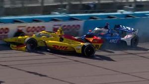 El accidente de Álex Palou en Phoenix