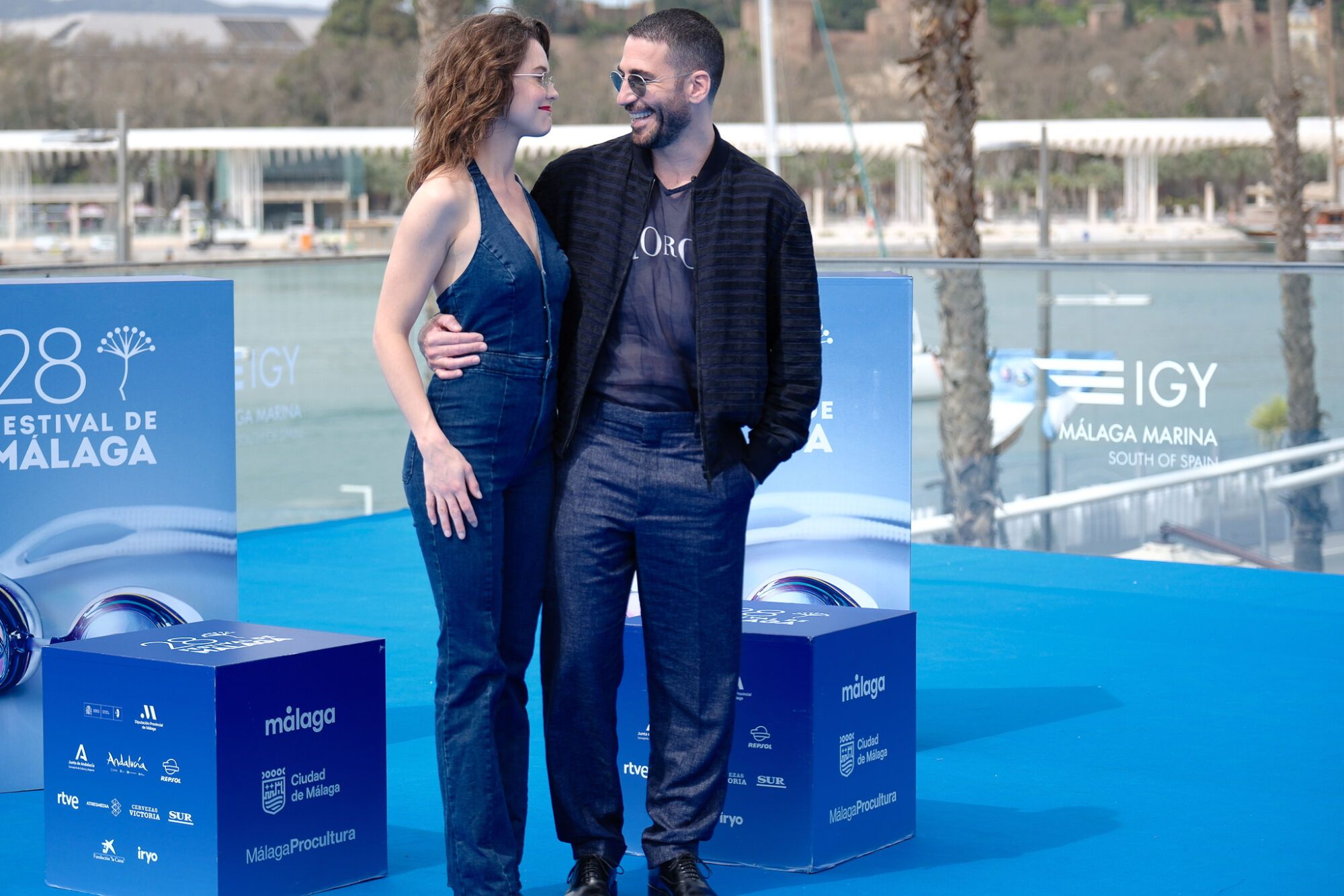Presentación de la serie 'Weiss y Morales' en el Festival de Málaga