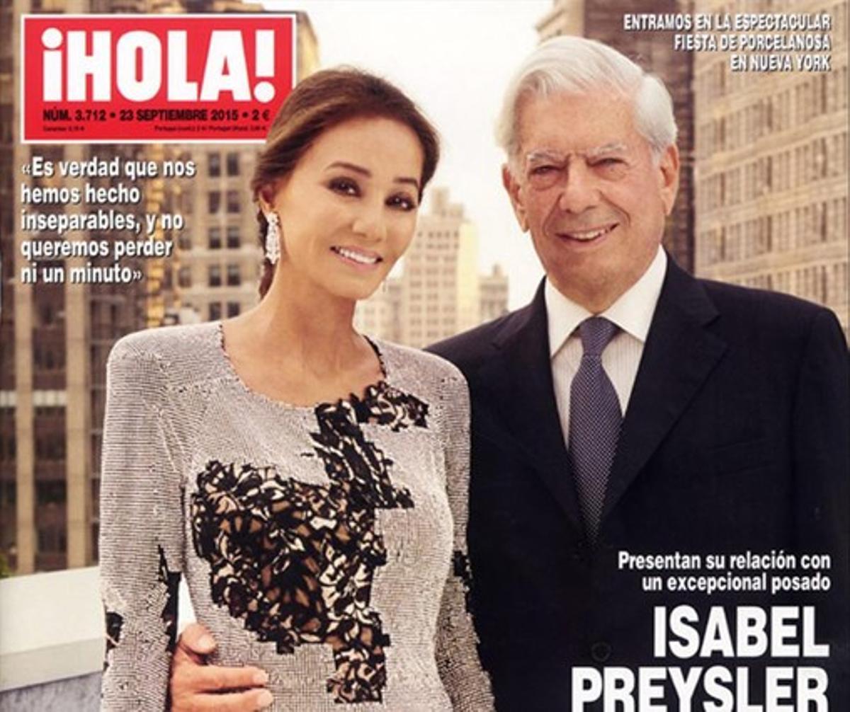 Isabel Preysler parla per primera vegada del seu festeig amb Mario Vargas Llosa a ’¡Hola!’.