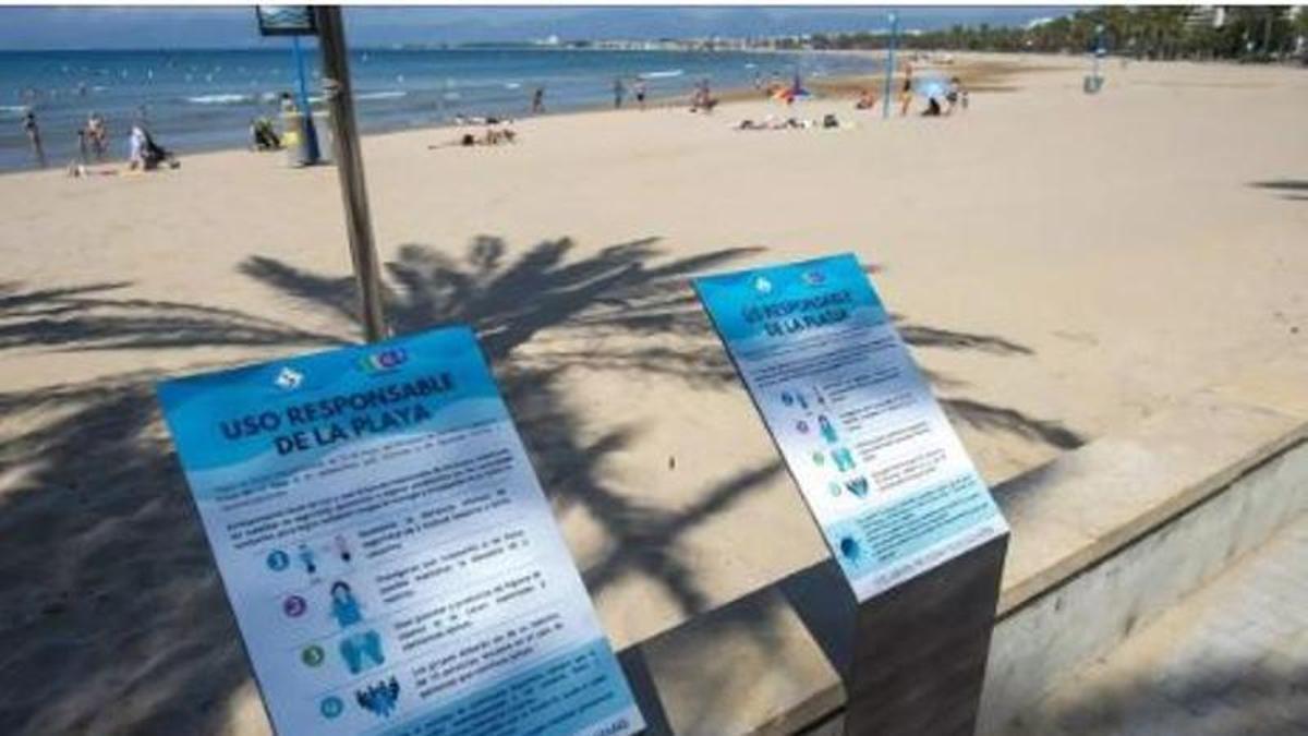 Panoràmica de la platja de Llevant, a Salou