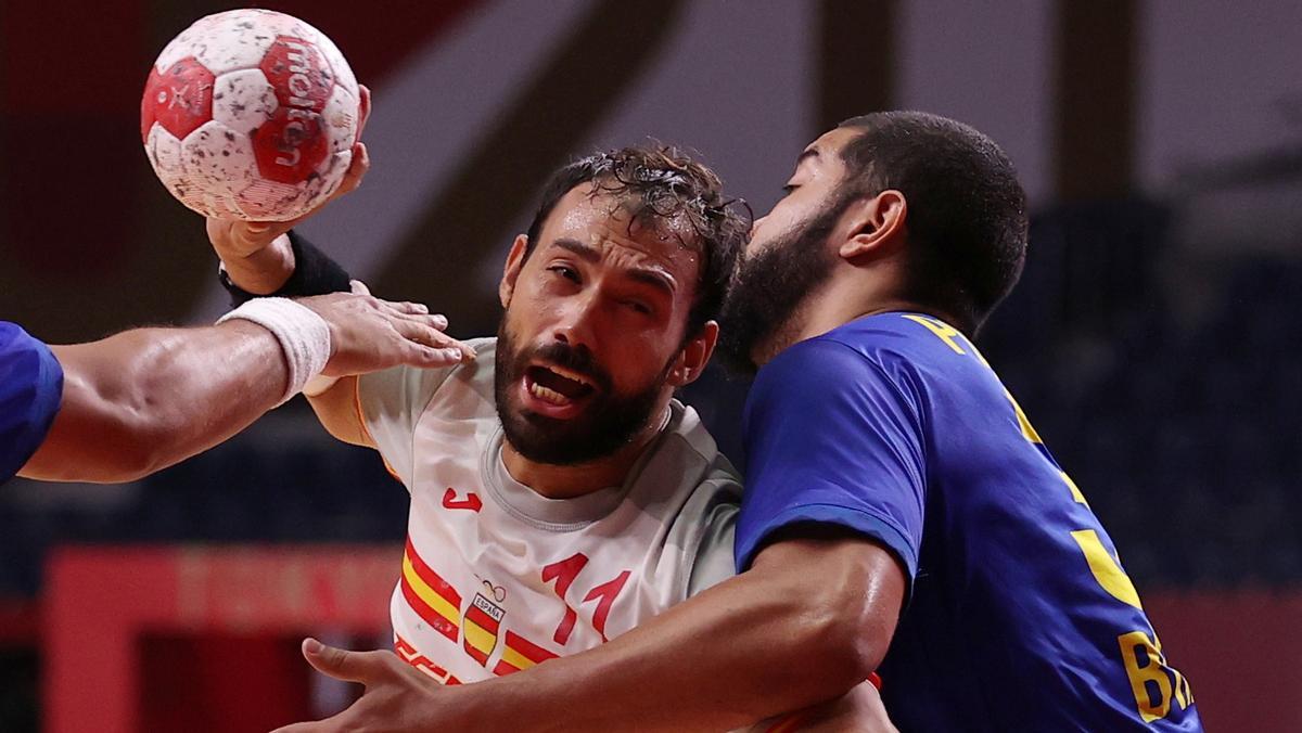 España se enfrenta a Francia en balonmano.