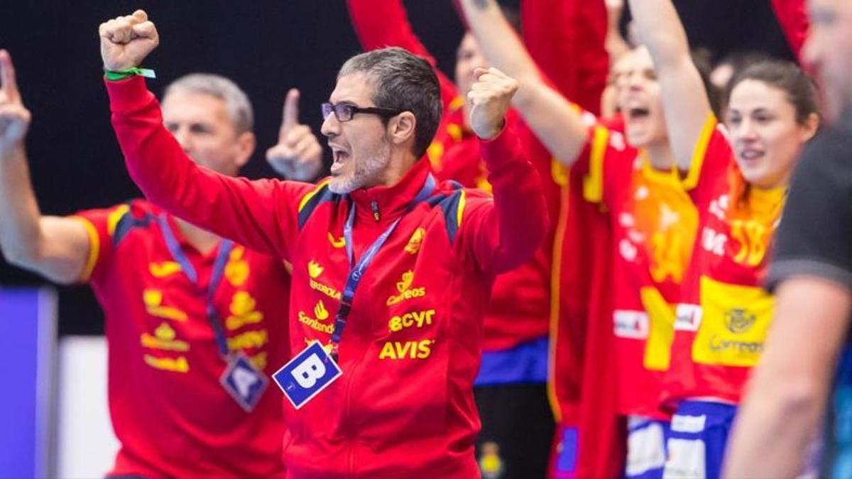 José Ignacio Prades, durante el Mundial de Balonmano.