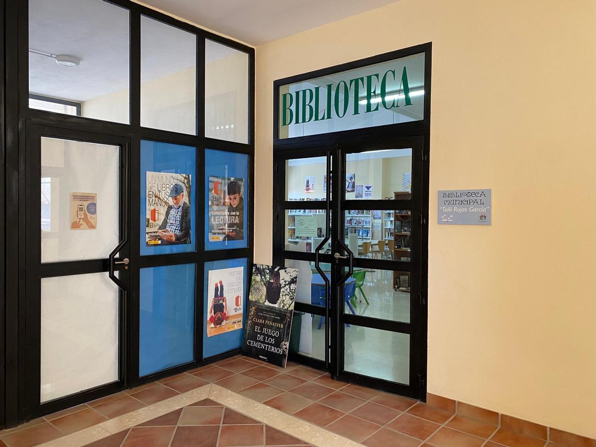 La biblioteca pública municipal Toñi Rojas García, en Monturque.