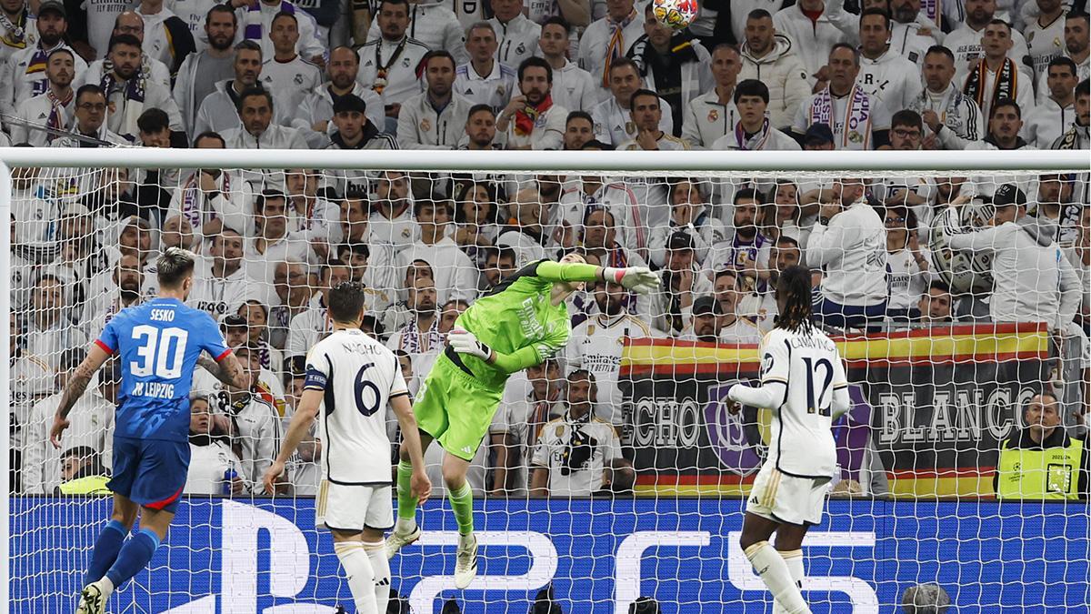 Resumen, goles y highlights del Real Madrid 1 - 1 Leipzig de la vuelta de los octavos de final de la Champions