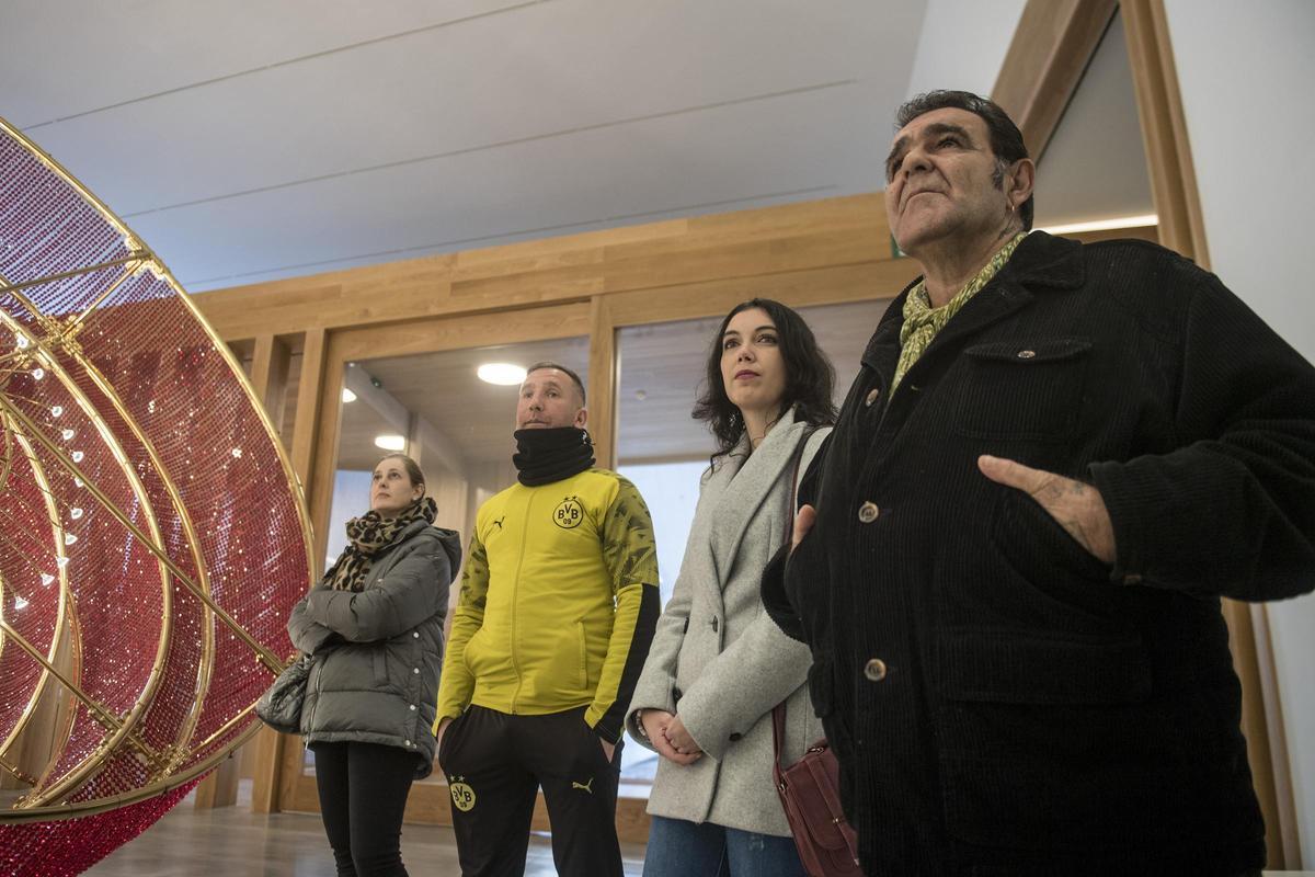 Galería | Ocho alumnos del Centro Penitenciario de Cáceres visitan el museo Helga de Alvear