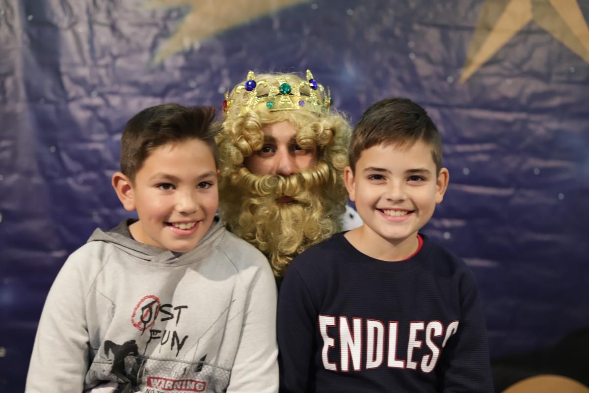 Fotos con los Reyes Magos realizadas el 4 de enero de 2018