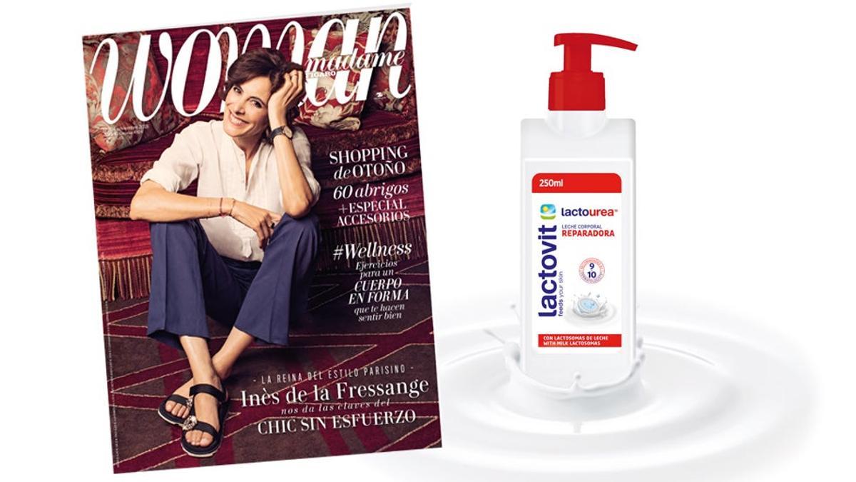 Revista Woman noviembre con regalo de Lactovit