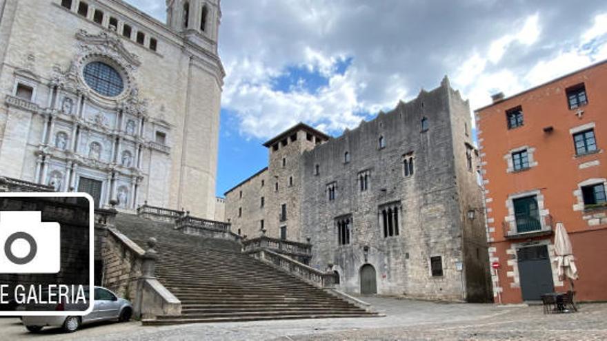 Un passeig per la Girona (de postal) buida pel coronavirus