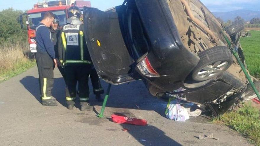 Un accidente de tráfico se salda con 5 heridos