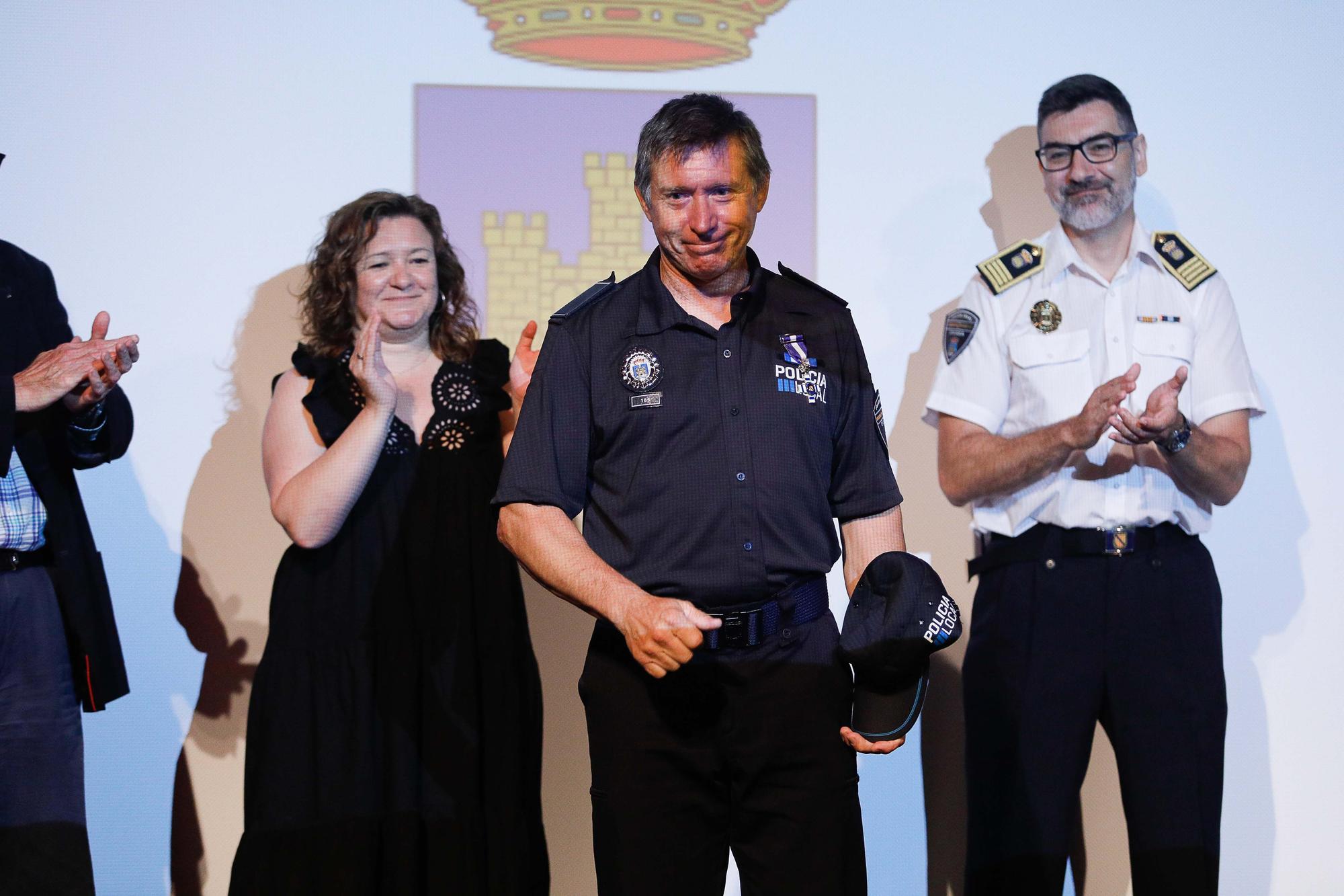 Medallas a 30 años de servicio en las policías locales de Ibiza