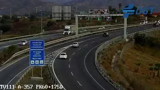 La DGT pondrá en servicio el 12 de diciembre el carril BUS-VAO de acceso al PTA de Málaga