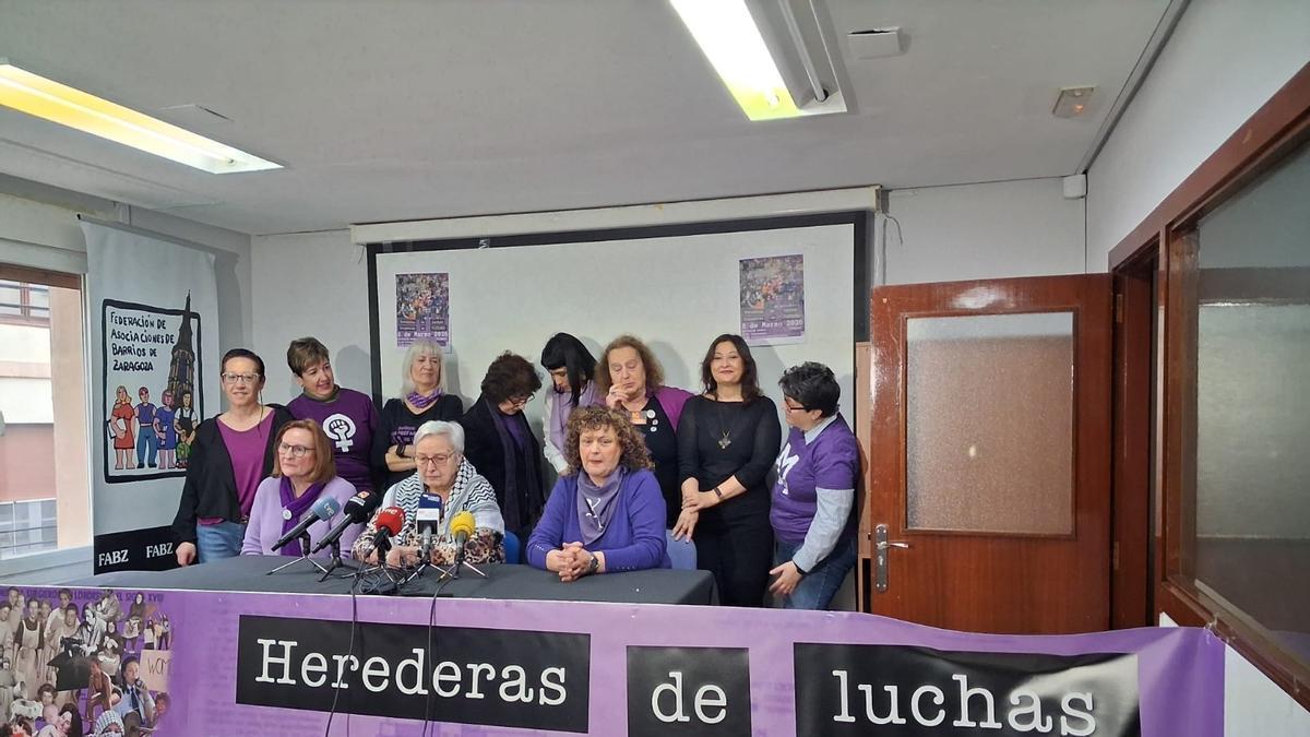 Los colectivos feministas aragoneses tomarán la calle este 8M recordando a las mujeres que arriesgan sus vidas «luchando por sus derechos»