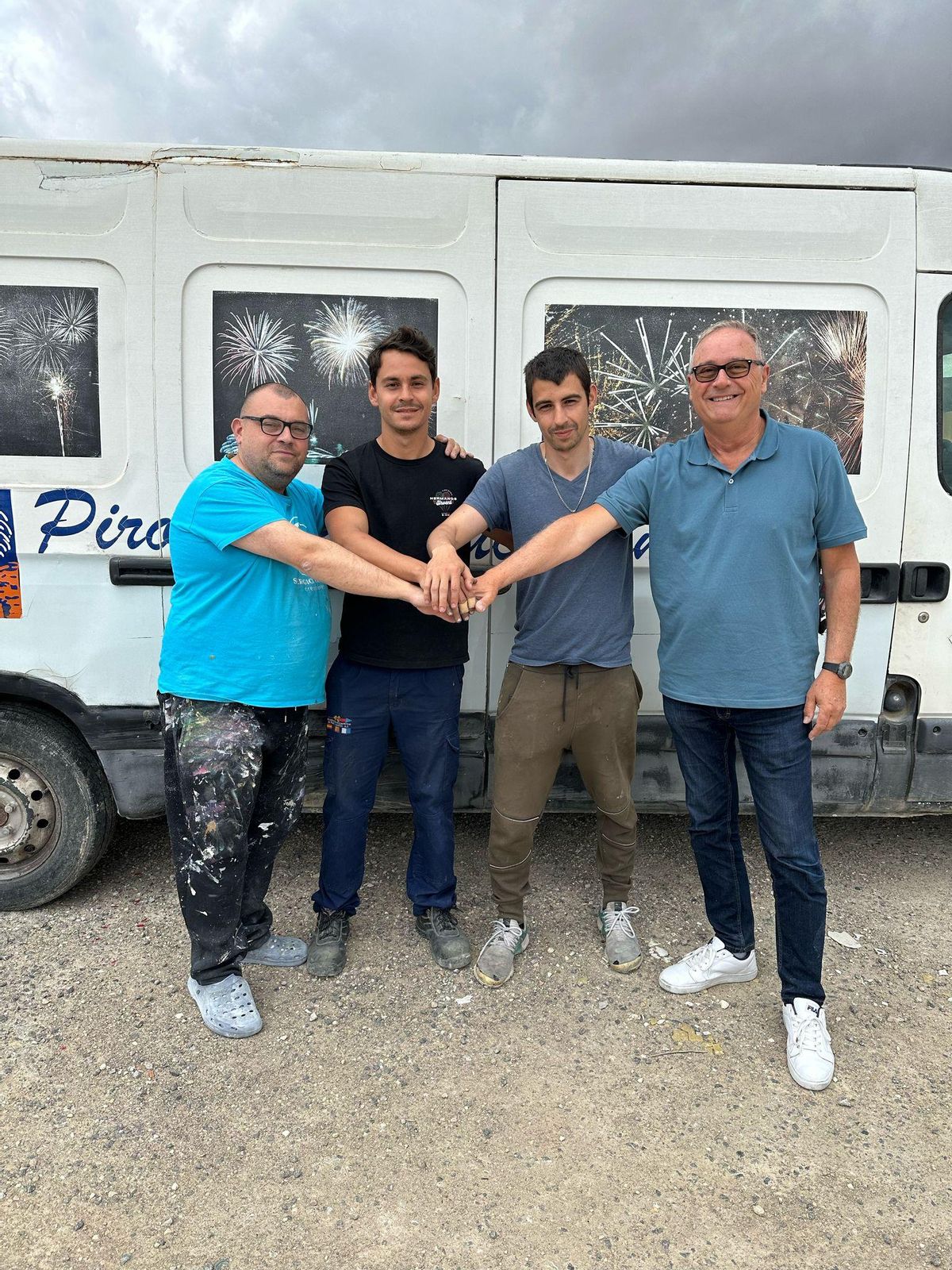 Sergio Gómez y Pedro Espadero confirman que Hermanos Sirvent serán los encargados de la Cremá Oficial