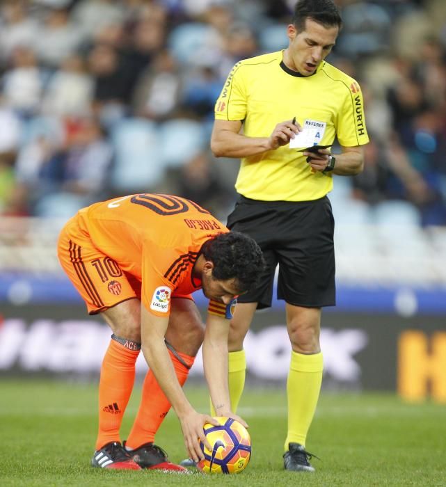 Las mejores imágenes del Real Sociedad - Valencia