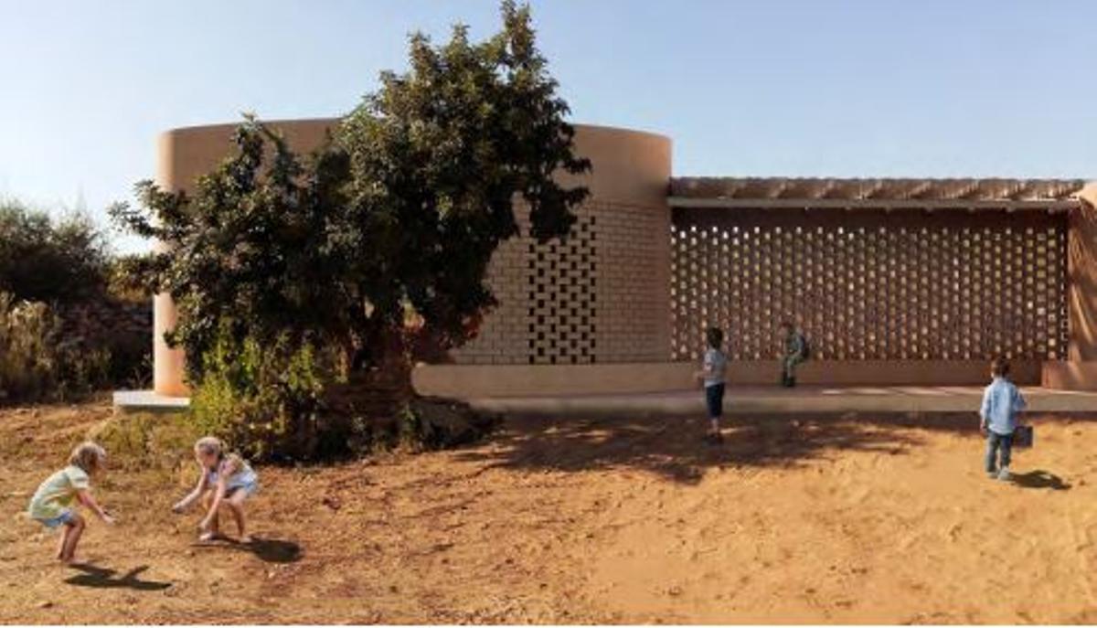 Recreación del futuro centro de interpretación del Torrelló de Almassora.