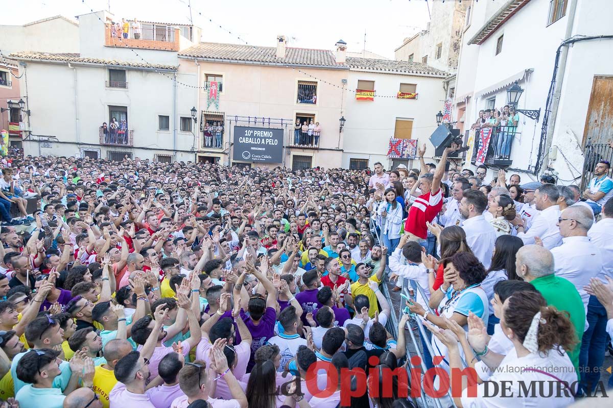 Entrega de premios del concurso morfológico de los Caballos del Vino de Caravaca