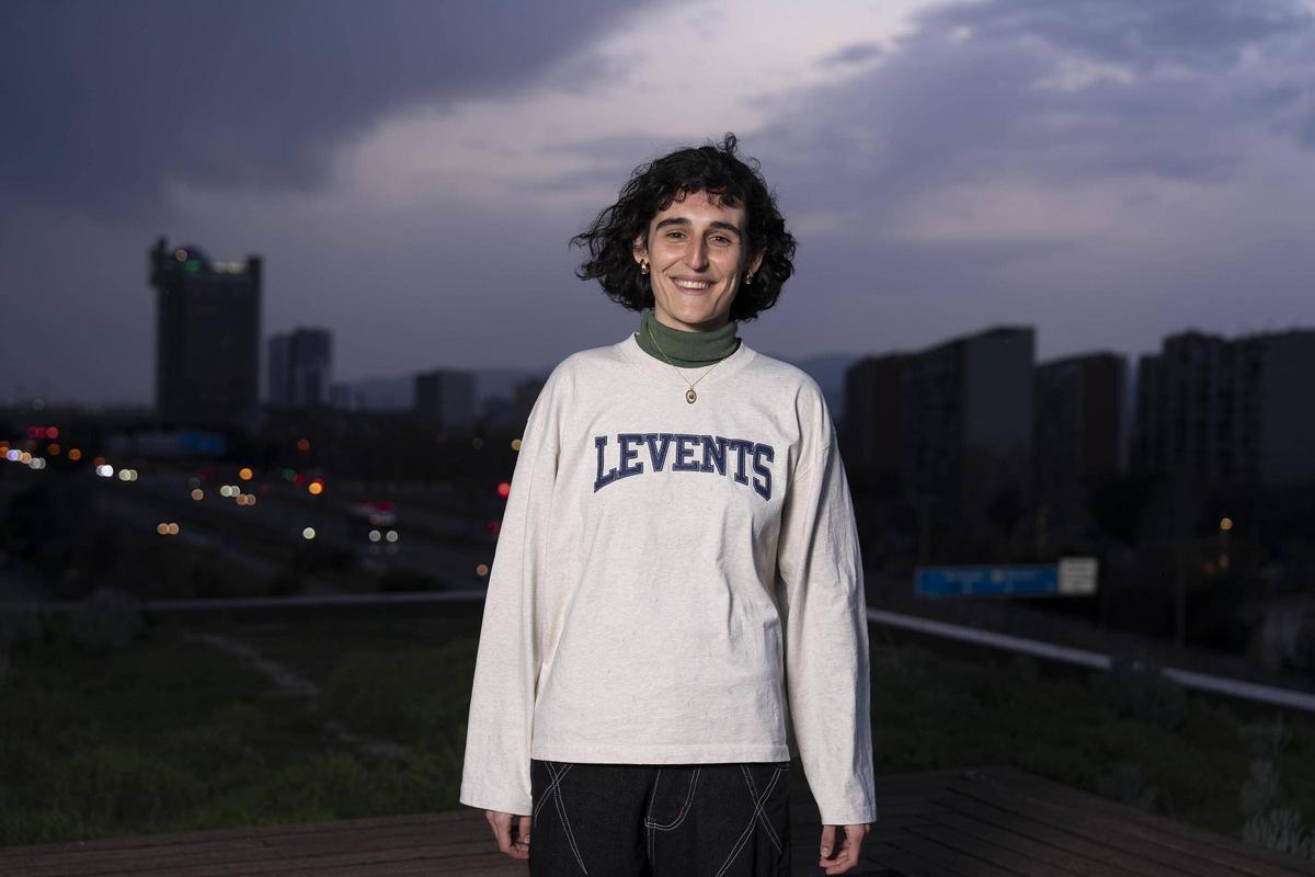 Ángela Pacha durante su visita al EL PERIÓDICO para participar en el encuentro.