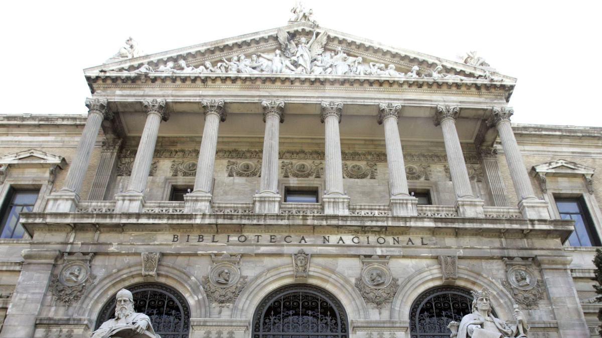 El edificio de la Biblioteca Nacional.