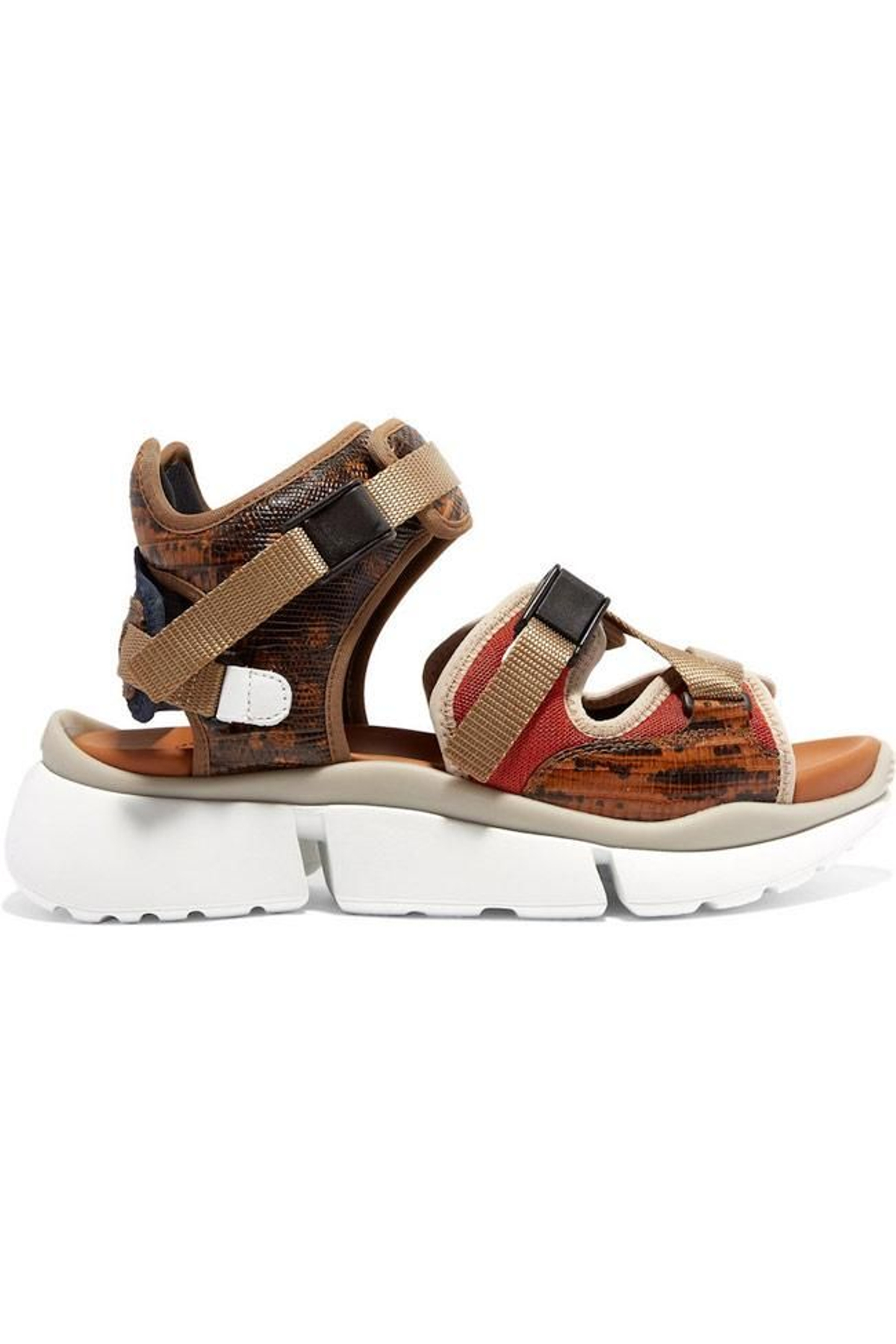 Sandalia en piel, de Chloe