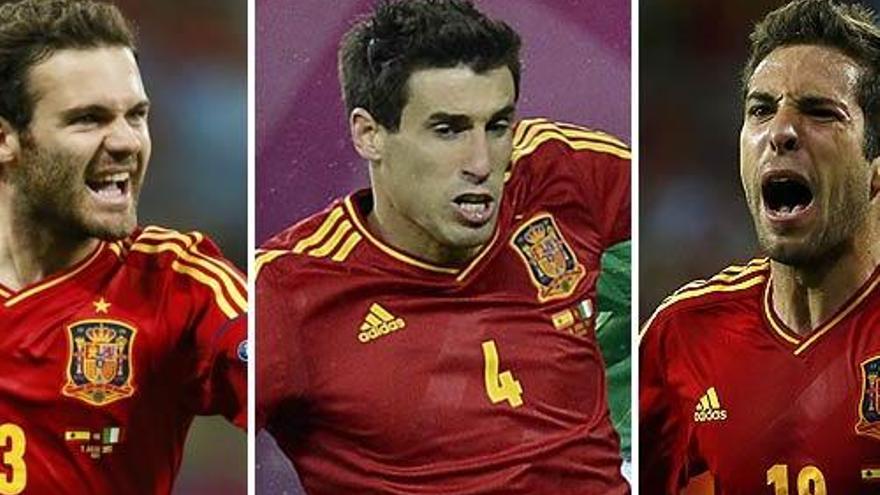 Mata, Javi Martínez y Jordi Alba repetirán en los JJOO