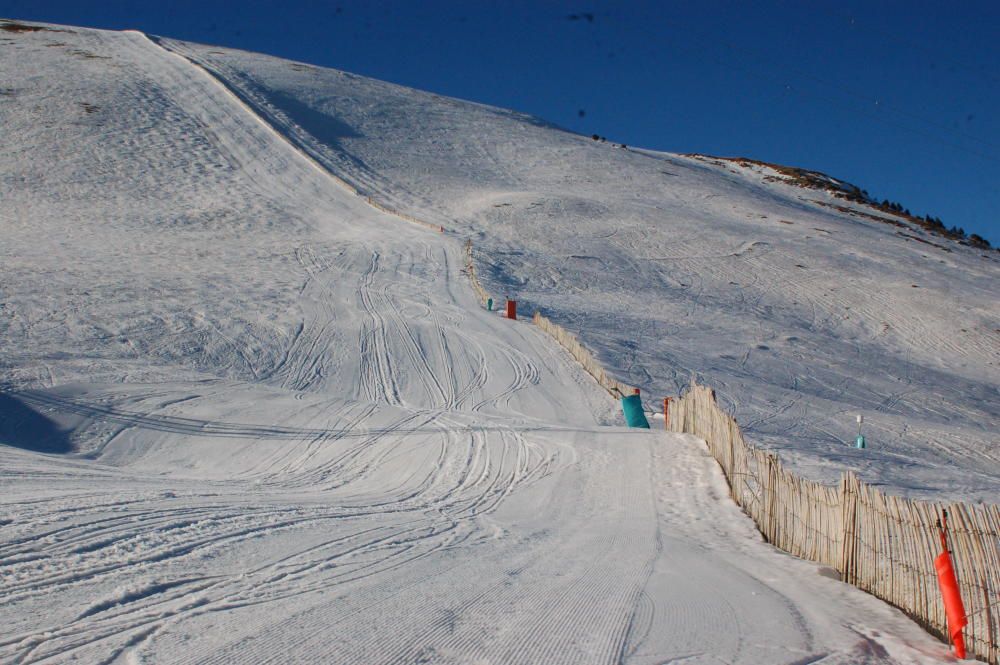 Lloc de l'accident del jove de Sils que va morir esquiant