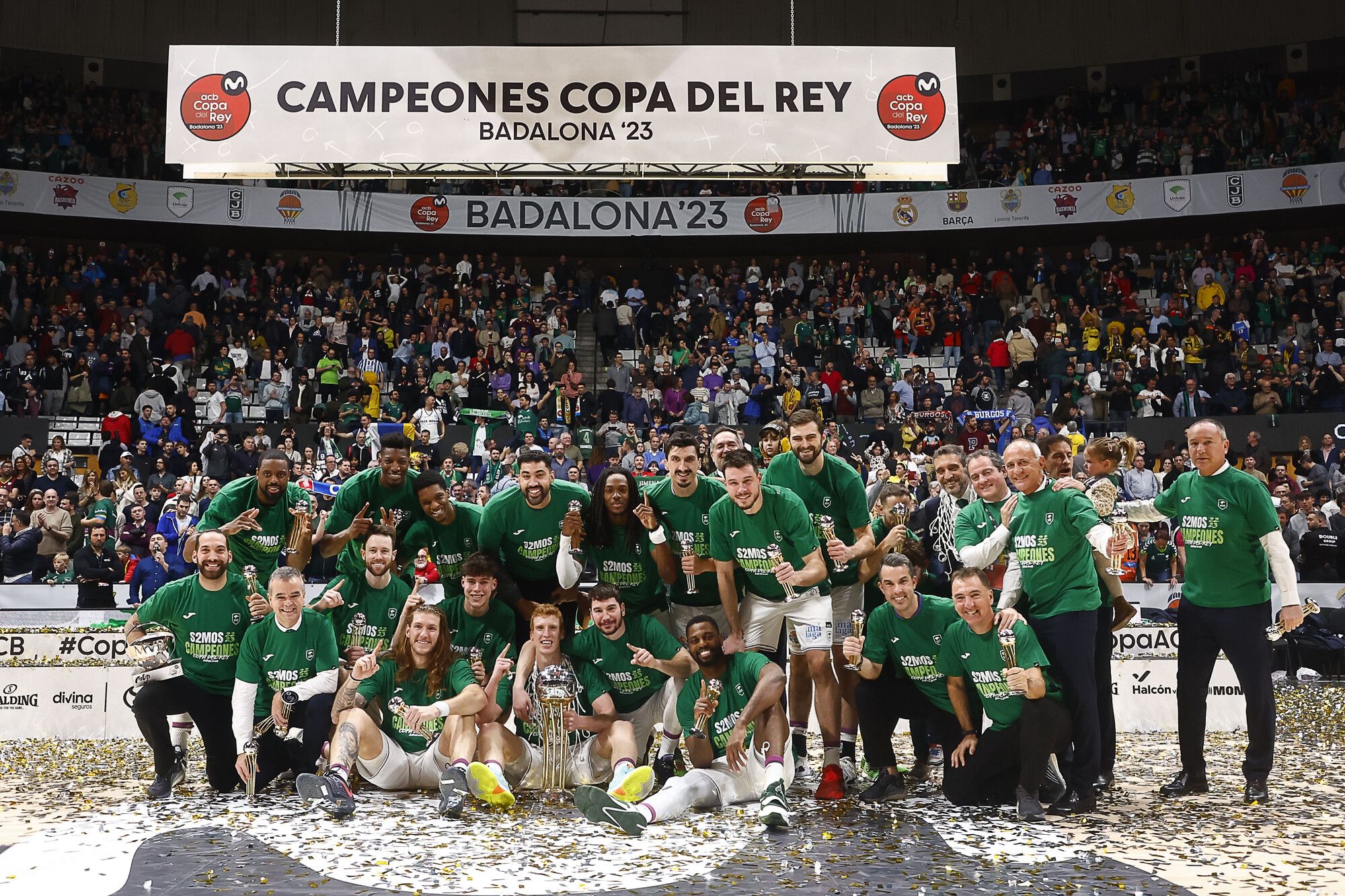 La celebración de la Copa del Rey de Unicaja, en imágenes