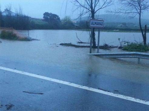 La lluvia inunda Extremadura