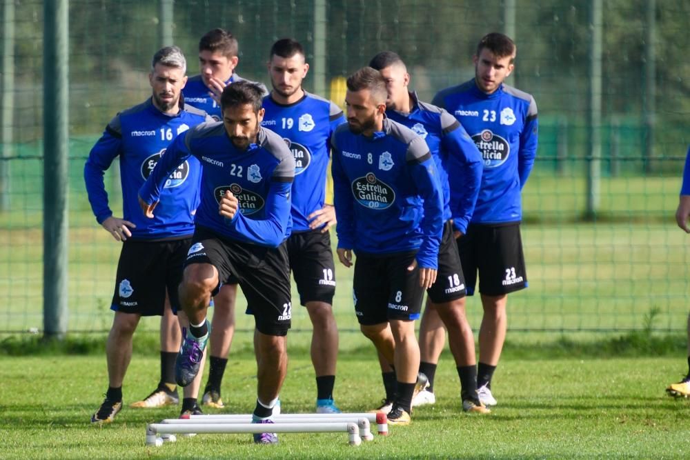 Entrenamiento y lista antes de medirse al Espanyol