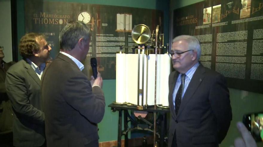 El MARQ recibe la réplica del Mareógrafo Thomson que estuvo operativo en el Puerto de Alicante hasta 1969