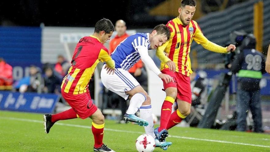 El Lleida remonta tres goles y apea a la Real Sociedad de la Copa (3-2)