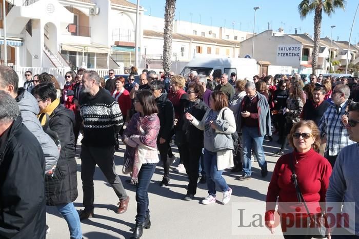 Los Alcázares se echa a la calle para exigir soluciones a las inundaciones